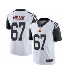 Men's Cincinnati Bengals #67 John Miller Limited White Rush Vapor Untouchable Football Jersey