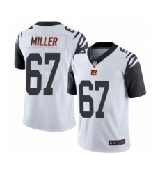 Youth Cincinnati Bengals #67 John Miller Limited White Rush Vapor Untouchable Football Jersey