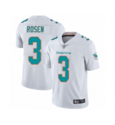 Youth Miami Dolphins #3 Josh Rosen White Vapor Untouchable Limited Player Football Jersey