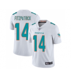 Men's Miami Dolphins #14 Ryan Fitzpatrick White Vapor Untouchable Limited Player Football Jersey