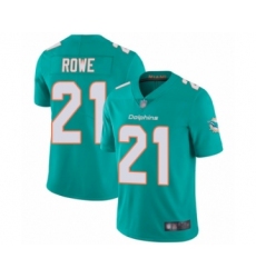 Youth Miami Dolphins #21 Eric Rowe Aqua Green Team Color Vapor Untouchable Limited Player Football Jersey