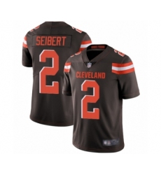 Youth Cleveland Browns #2 Austin Seibert Brown Team Color Vapor Untouchable Limited Player Football Jersey