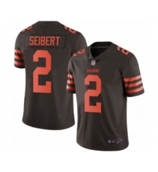 Youth Cleveland Browns #2 Austin Seibert Limited Brown Rush Vapor Untouchable Football Jersey