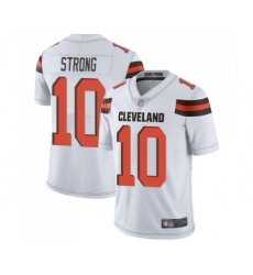Men's Cleveland Browns #10 Jaelen Strong White Vapor Untouchable Limited Player Football Jersey