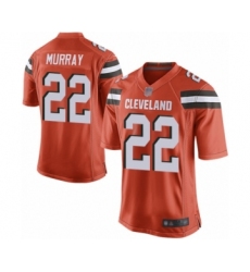Men's Cleveland Browns #22 Eric Murray Game Orange Alternate Football Jersey