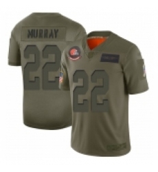 Women's Cleveland Browns #22 Eric Murray Limited Camo 2019 Salute to Service Football Jerseys