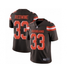 Youth Cleveland Browns #33 Sheldrick Redwine Brown Team Color Vapor Untouchable Limited Player Football Jersey