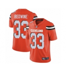 Youth Cleveland Browns #33 Sheldrick Redwine Orange Alternate Vapor Untouchable Limited Player Football Jersey