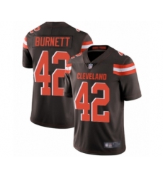 Youth Cleveland Browns #42 Morgan Burnett Brown Team Color Vapor Untouchable Limited Player Football Jersey