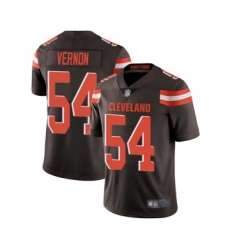 Men's Cleveland Browns #54 Olivier Vernon Brown Team Color Vapor Untouchable Limited Player Football Jersey