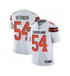 Men's Cleveland Browns #54 Olivier Vernon White Vapor Untouchable Limited Player Football Jersey
