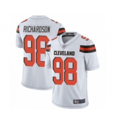 Men's Cleveland Browns #98 Sheldon Richardson White Vapor Untouchable Limited Player Football Jersey