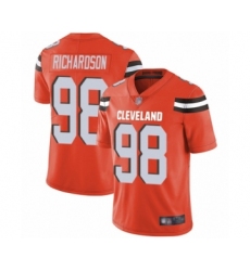 Youth Cleveland Browns #98 Sheldon Richardson Orange Alternate Vapor Untouchable Limited Player Football Jersey