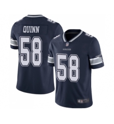 Youth Dallas Cowboys #58 Robert Quinn Navy Blue Team Color Vapor Untouchable Limited Player Football Jersey