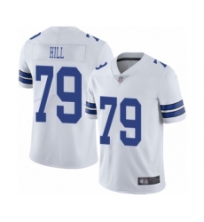 Men's Dallas Cowboys #79 Trysten Hill White Vapor Untouchable Limited Player Football Jersey