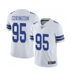 Men's Dallas Cowboys #95 Christian Covington White Vapor Untouchable Limited Player Football Jersey