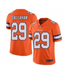 Men's Denver Broncos #29 Bryce Callahan Limited Orange Rush Vapor Untouchable Football Jersey