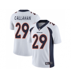 Men's Denver Broncos #29 Bryce Callahan White Vapor Untouchable Limited Player Football Jersey