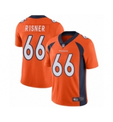 Men's Denver Broncos #66 Dalton Risner Orange Team Color Vapor Untouchable Limited Player Football Jersey