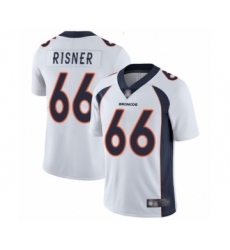 Men's Denver Broncos #66 Dalton Risner White Vapor Untouchable Limited Player Football Jersey