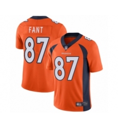Youth Denver Broncos #87 Noah Fant Orange Team Color Vapor Untouchable Limited Player Football Jersey