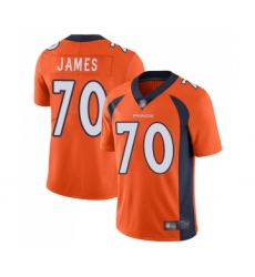 Men's Denver Broncos #70 Ja Wuan James Orange Team Color Vapor Untouchable Limited Player Football Jersey