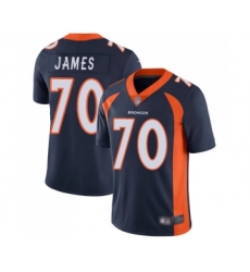 Men's Denver Broncos #70 Ja'Wuan James Navy Blue Alternate Vapor Untouchable Limited Player Football Jersey