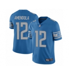 Men's Detroit Lions #12 Danny Amendola Blue Team Color Vapor Untouchable Limited Player Football Jersey