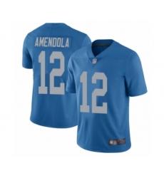 Youth Detroit Lions #12 Danny Amendola Blue Alternate Vapor Untouchable Limited Player Football Jersey