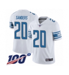 Men's Detroit Lions #24 Andrew Adams Blue Team Color Vapor Untouchable Limited Player 100th Season Football Jersey