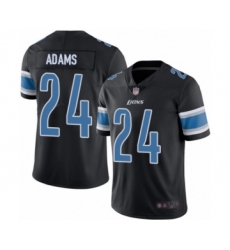 Youth Detroit Lions #24 Andrew Adams Limited Black Rush Vapor Untouchable Football Jersey