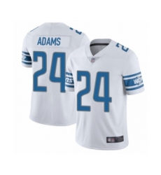 Youth Detroit Lions #24 Andrew Adams White Vapor Untouchable Limited Player Football Jersey