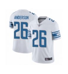 Men's Detroit Lions #26 C.J. Anderson White Vapor Untouchable Limited Player Football Jersey