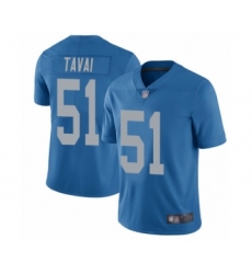 Men's Detroit Lions #51 Jahlani Tavai Blue Alternate Vapor Untouchable Limited Player Football Jersey