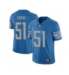 Youth Detroit Lions #51 Jahlani Tavai Blue Team Color Vapor Untouchable Limited Player Football Jersey