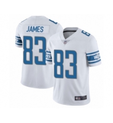 Men's Detroit Lions #83 Jesse James White Vapor Untouchable Limited Player Football Jersey