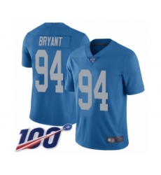 Men's Detroit Lions #94 Austin Bryant Blue Alternate Vapor Untouchable Limited Player 100th Season Football Jersey