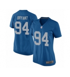 Women's Detroit Lions #94 Austin Bryant Game Blue Alternate Football Jersey