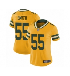 Women's Green Bay Packers #55 Za'Darius Smith Limited Gold Rush Vapor Untouchable Football Jersey