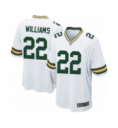 Men's Green Bay Packers #22 Dexter Williams Game White Football Jersey
