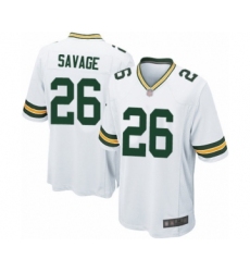 Men's Green Bay Packers #26 Darnell Savage Jr. Game White Football Jerseys