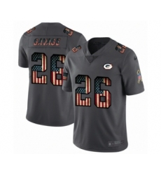 Men's Green Bay Packers #26 Darnell Savage Jr. Limited Black USA Flag 2019 Salute To Service Football Jersey