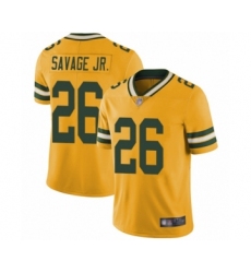 Men's Green Bay Packers #26 Darnell Savage Jr. Limited Gold Rush Vapor Untouchable Football Jersey