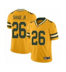 Women's Green Bay Packers #26 Darnell Savage Jr. Limited Gold Inverted Legend Football Jersey