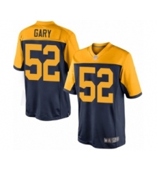 Youth Green Bay Packers #52 Rashan Gary Limited Navy Blue Alternate Football Jersey