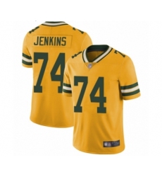 Youth Green Bay Packers #74 Elgton Jenkins Limited Gold Rush Vapor Untouchable Football Jersey