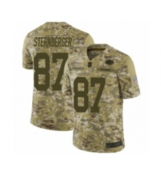 Youth Green Bay Packers #87 Jace Sternberger Limited Camo 2018 Salute to Service Football Jersey