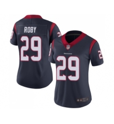 Women's Houston Texans #29 Bradley Roby Navy Blue Team Color Vapor Untouchable Limited Player Football Jersey