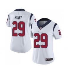 Women's Houston Texans #29 Bradley Roby White Vapor Untouchable Limited Player Football Jersey