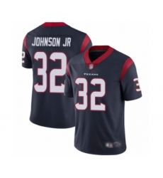 Men's Houston Texans #32 Lonnie Johnson Navy Blue Team Color Vapor Untouchable Limited Player Football Jersey